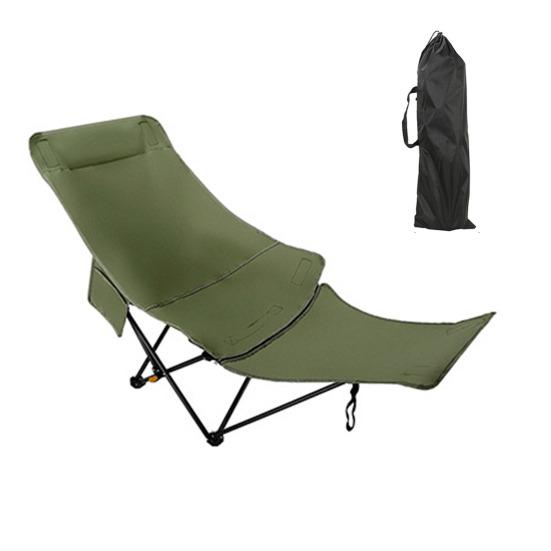 

Уличное складное кресло с боковым карманом Портативное регулируемое Сверхпрочное Кемпинг Пляж Пикник Рыбалка Складное кресло-луна армия зеленый