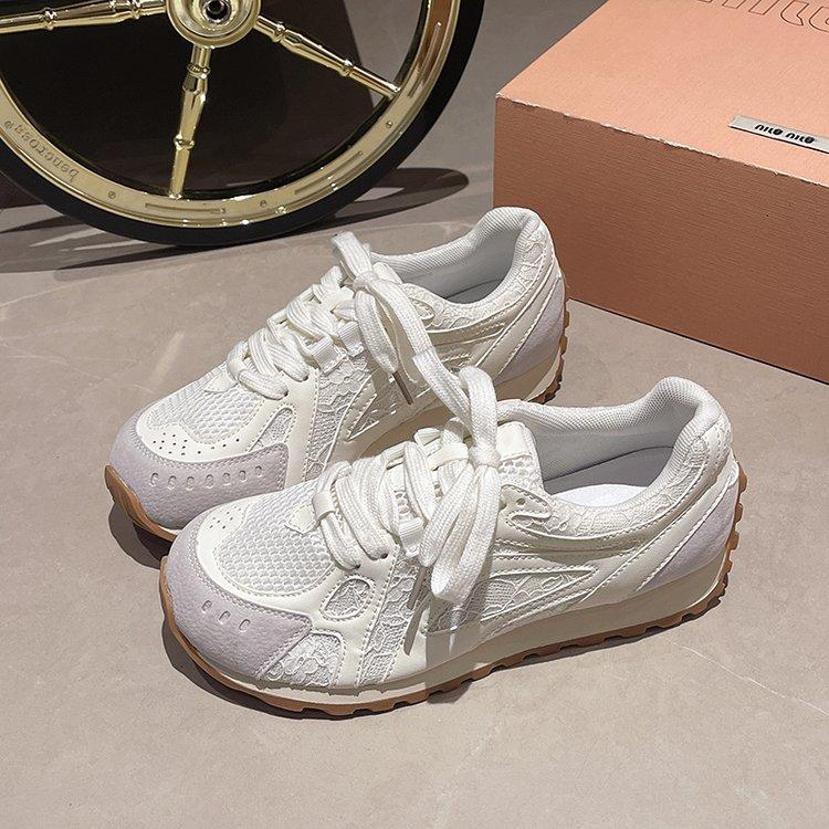 Niche Women's German Training Shoes Women's Summer New Platform Shoes Mesh Breathable Dad Sports Shoes Casual Shoes