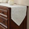 Kitchen Coffee Dining Table Rustic Farmhouse Living Room Bedroom Dresser Decor Lace Hollow-out Macrame Table Runner
