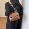 2026 Luxury Women's Handbag Vintage PU Leather Messenger Crossbody Bag Brand Classic Female Bag Wide Strap Shoulder Bag Small