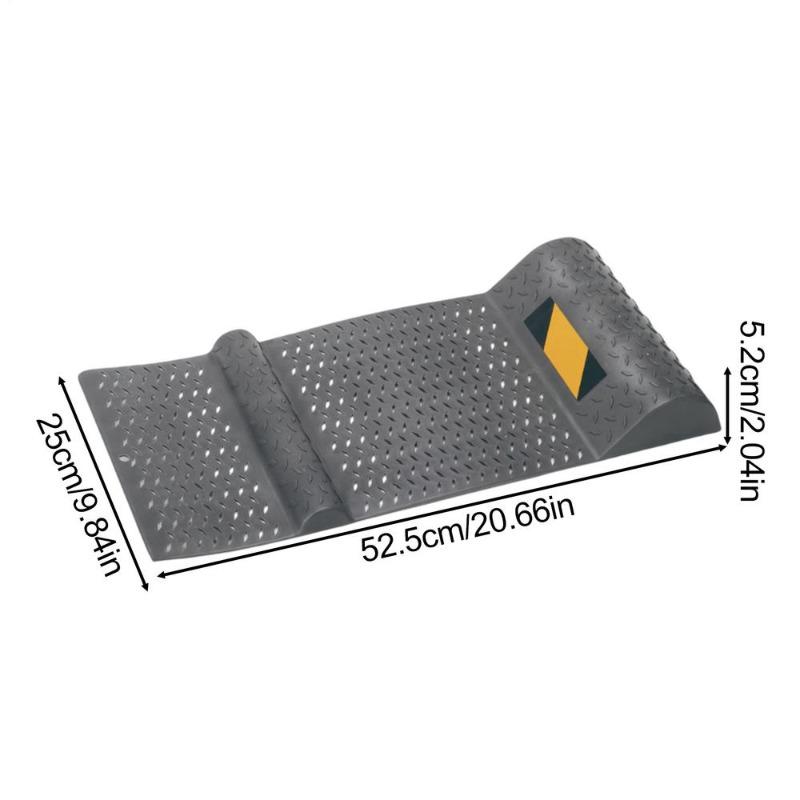 Heavy Duty Parking Mat, Car Garage Wheel Stopper Anti-Slip Pad, Tire Guide Block for Vehicle Positioning and Safe Parking