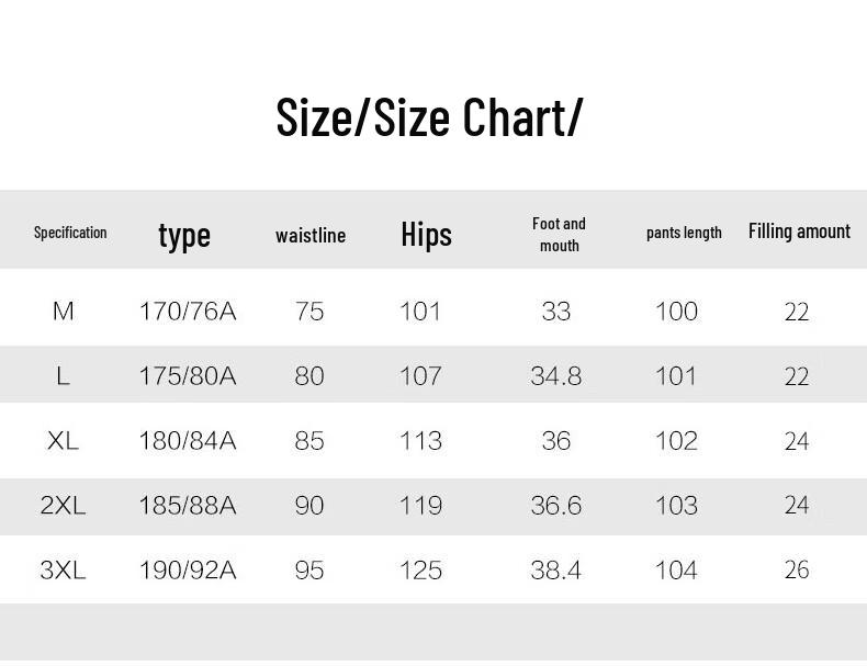 XueZhongFei Men's Casual Warm White Duck Down Trousers