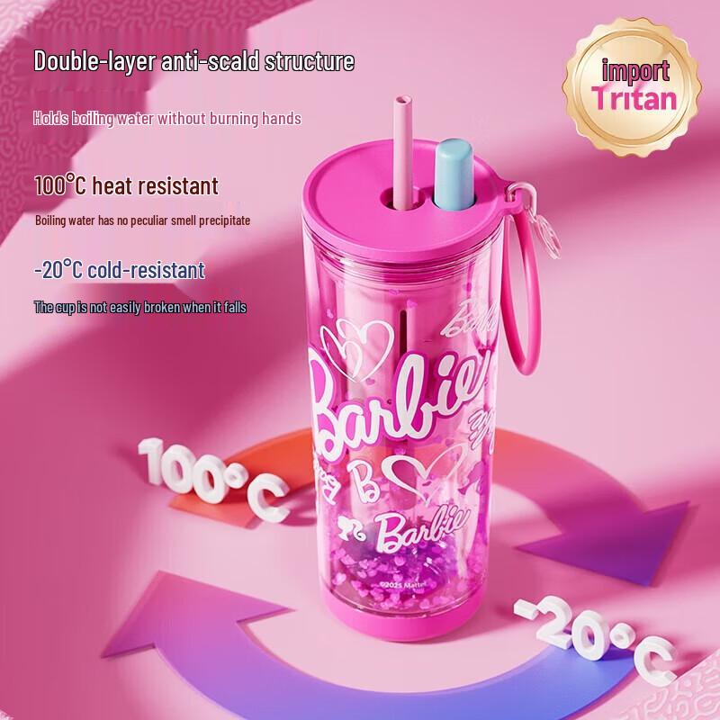 Бутылка для воды Germ Barbie 500 мл с двумя отделениями