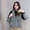 Cardigan court en tricot pour femmes, nouveau Style, vêtements épais, veste pull ample pour l'automne et l'hiver