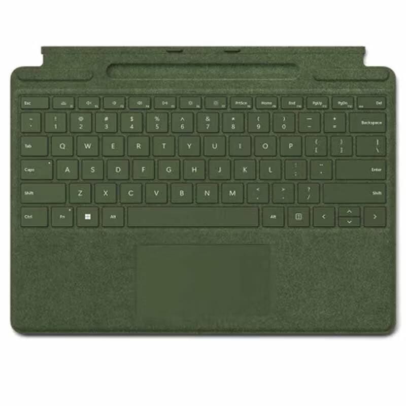 Microsoft Surface Pro Чехол-клавиатура из алькантары и тонкий стилус Pen 2 Комплект - Лесной зеленый Специальное издание