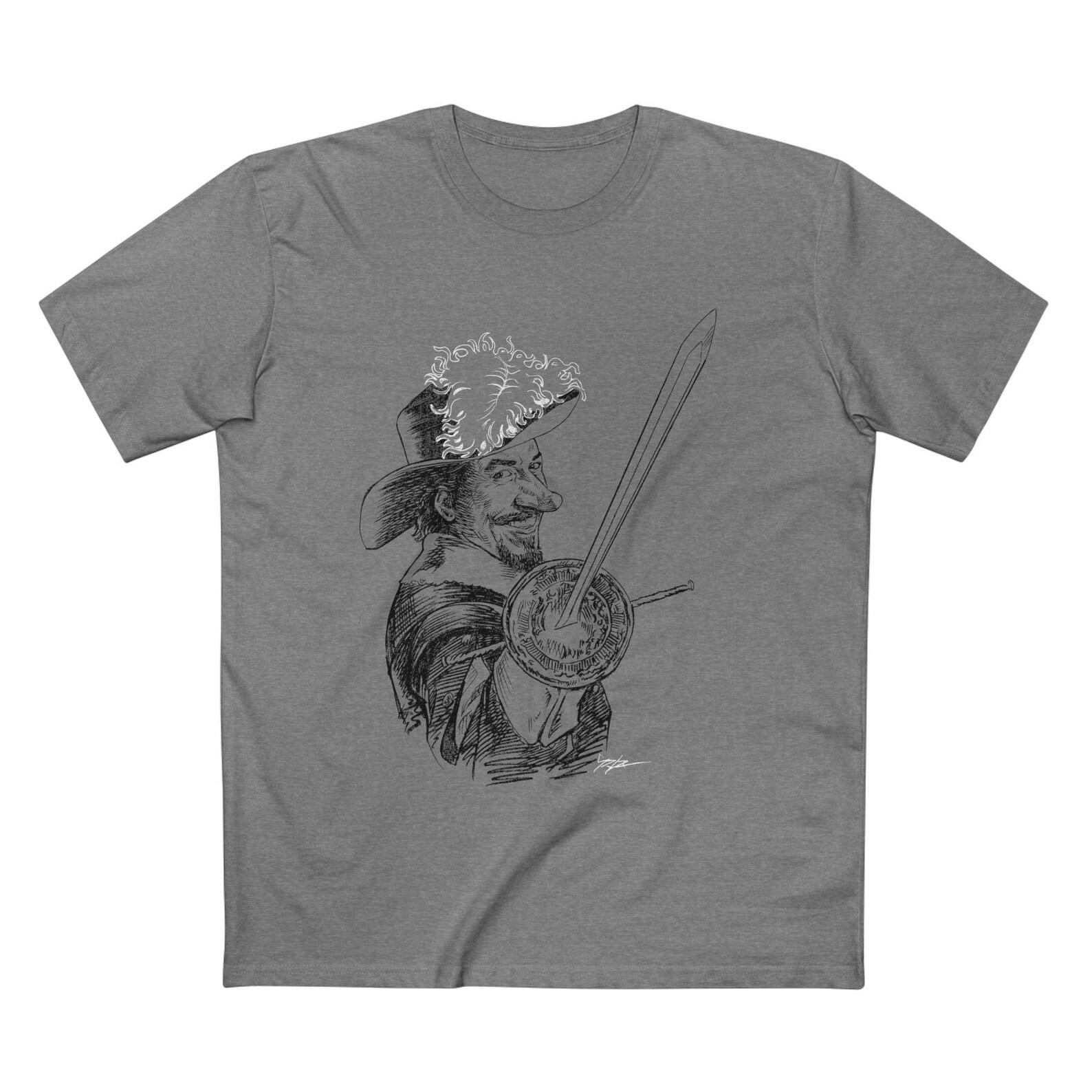 Cyrano de Bergerac Jose Ferrer - Mid Weight Tee | Classic Theatre Tribute XL