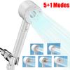 5 Spray Modes Water Saving Filter Shower Head with Pause Switch ABS High Pressure Bathroom Showerhead Accessories Set for Bath