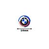 AXNX2 Stylish M 50th Anniversary 11mm 14mm Key Emblem Sticker Remote Key Badge Auto Styling Accessories For BMW E34 E46 E38 E90 E60