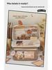 Large-Capacity Capybara Pencil Case for Girls - Cute Transparent Design for Junior High Students