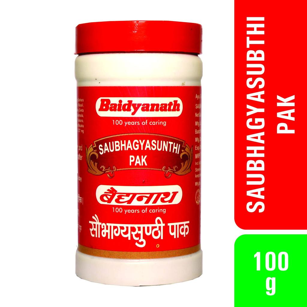 Baidyanath Saubhagya Sunthi Pak 100 Gm X Pack Of 2 Ayurvedic Herbal Supplement For Lactating Mothers