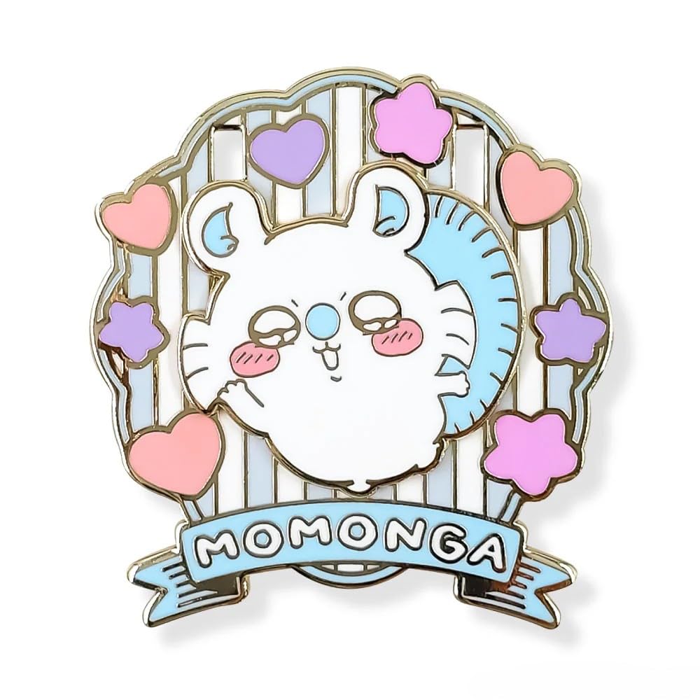 

Chiikawa Large Gimmick Pin Badge (Flying Squirrel)