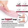 2 Pair Pack (Pink 30-40m) Memory Foam Arch Support Pads for Fasciitis Insoles Boots Heels Pain Relief Bunion Feet