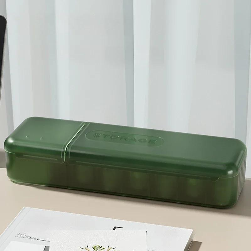 Cable Storage Box Organizer Charger Cord Storage Box with 7 Compartments Reusable Data Cable Storage Case for Home or Travel