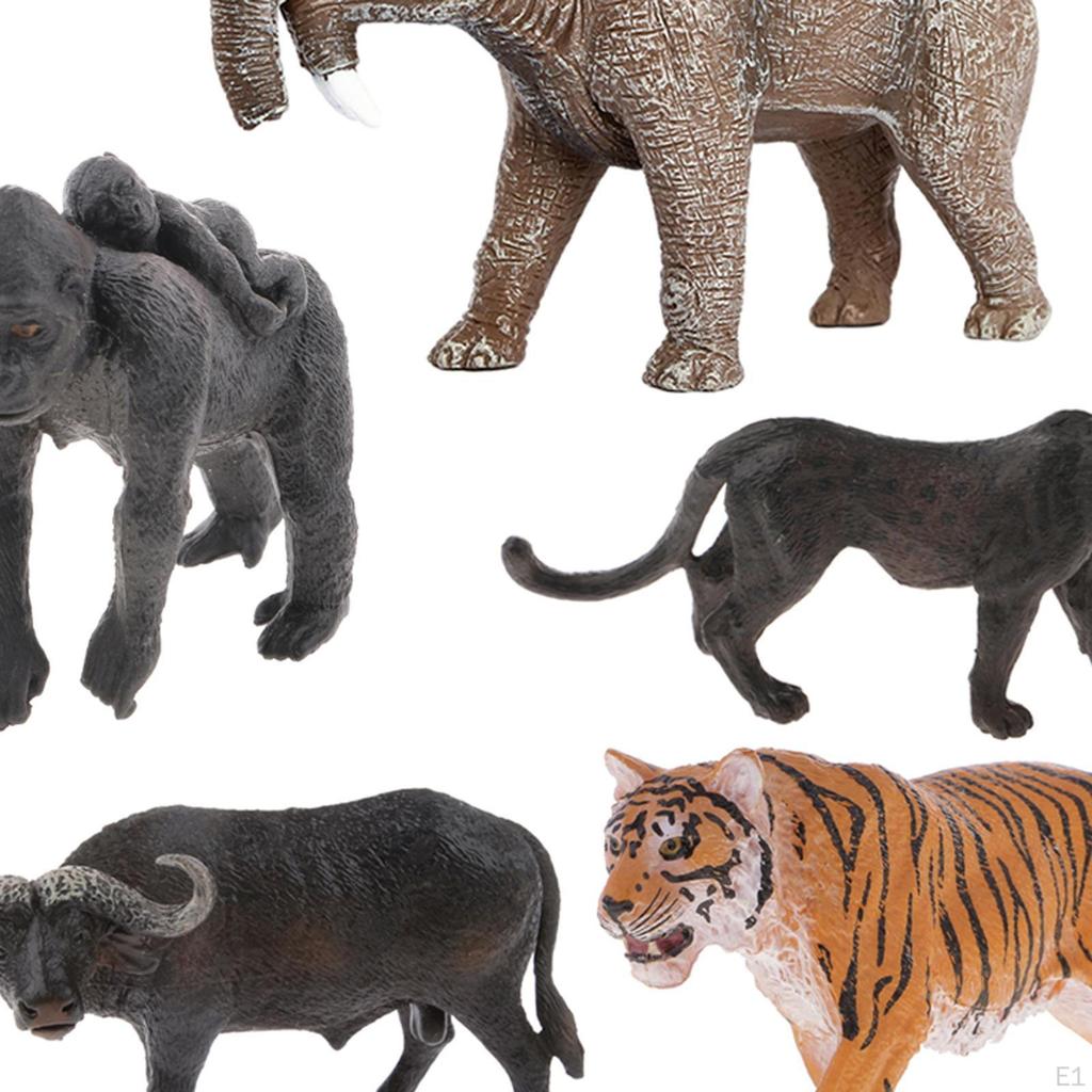 5 Pieces Prehistoric Animal Figurine Toy Se,t Education Cognitive Science Educational for