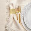 10Pcs Napkin Rings Silver Gold Rhinestone Bows Holder Ring Serviette Buckles Wedding Event Decoration Party Supplies