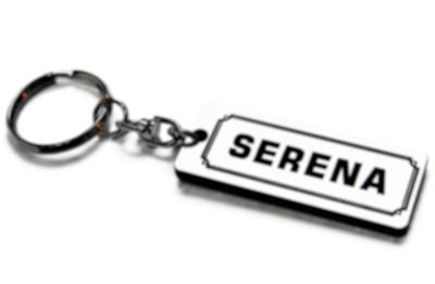 Serena Double Ring Acrylic Original Keychain C25 C26 C27 C28 Model Parts A-428-2 Silver/Black Early/Late