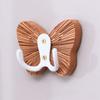 Butterfly Design Self-adhesive Coat Hanger Thicken Wall Storage Rack  Home Decoration