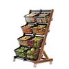 Multifunctional Storage Rack: Kitchen Vegetable, Snack, and Fruit Basket with Multi-layered, Partitioned Design for Living Room or Bedroom.