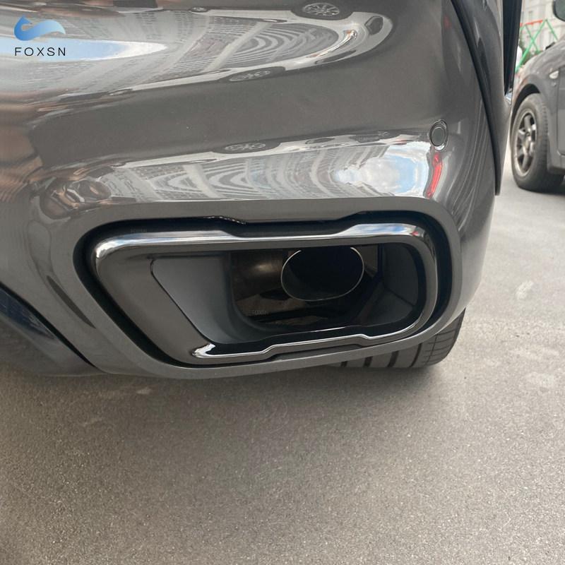 

Чорна глянцева накладка на вихлопну трубу глушника для BMW X5 G05 X6 G06 X7 G07 M Sport