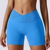Women's High Waist Hip Lifting Yoga Shorts - European/American, Seamless, Three-Quarter Length, Perfect for Summer Sports
