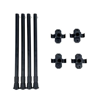Telescoping Outdoor Camping Table Legs with Telescoping Design Suitable for Portable Setups and Stable Adaptations