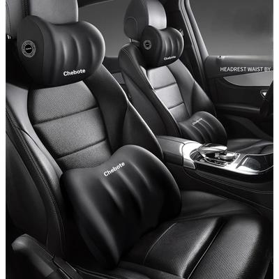 Car Universal Headrest Lumbar Memory Foam Cervical Lumbar Support Car Headrest Backrest Pillow Office Car Interior Accessories