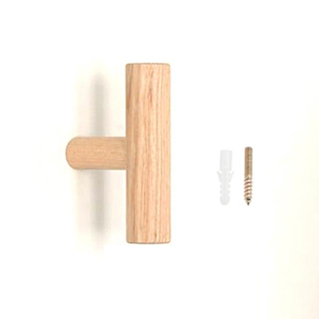 

Крючки из массива дерева Вешалка Настенная Крючок для пальто Держатель для ключей Шляпа Шарф Сумка Стеллаж для хранения Ванная Детская комната Декор Организовать Крючок