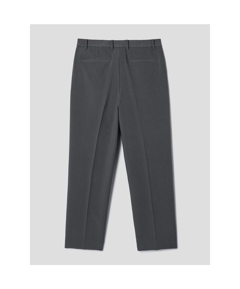SHIFT.G Semi Wide Onetuck Slacks Khaki
