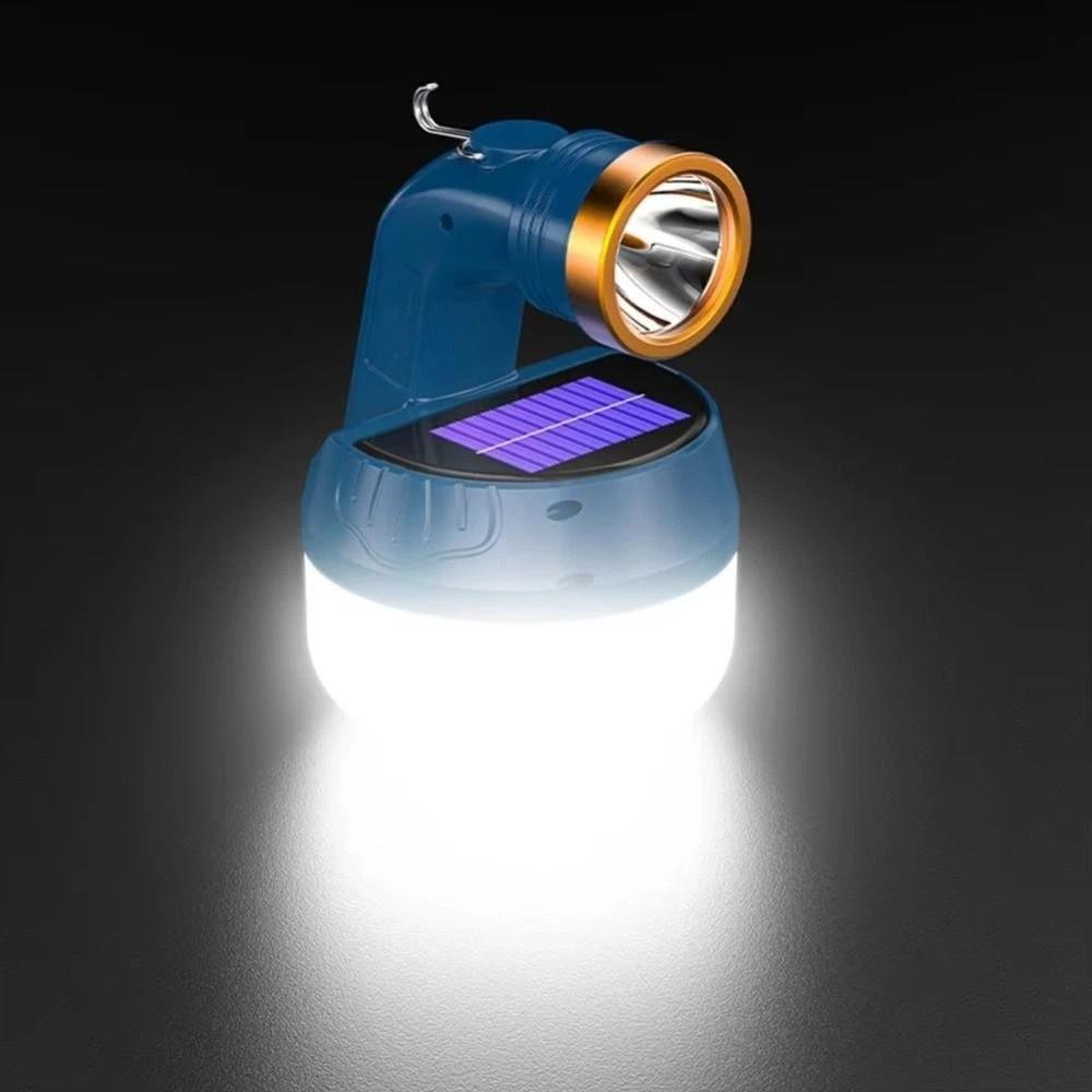 Rechargeable Portable LED Flashlight Waterproof Lightweight Camping Lantern Solar Recharge LED Technology Solar Lantern