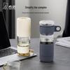 Heenoor Portable Tea Infuser Glass Water Bottle