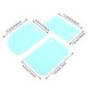 3Pcs Baking Scrapers Cream Spatulas Pastry Tools Soft Pastry Scraper Kitchen (Blue)