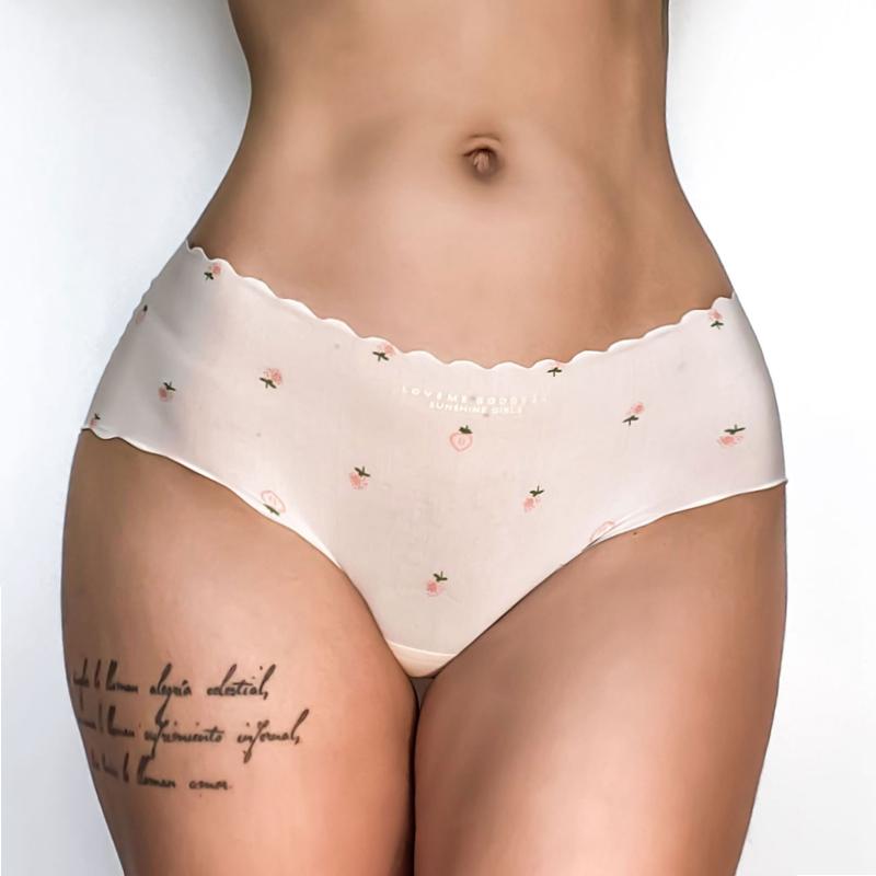Women's Seamless Ice Silk Panties Ultra-thin Summer Underwear Bikini Underwear Panty Briefs Knickers Underwears