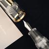 Majohn Q1 Mini Fountain Extra Fine Transparent Dropper Short Resin Pocket Pen with Large Capacity Pen, Nib, Filling,