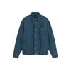 Men's Denim Jackets Men's Vintage Indigo/Incense Scent Lapel Moderate
