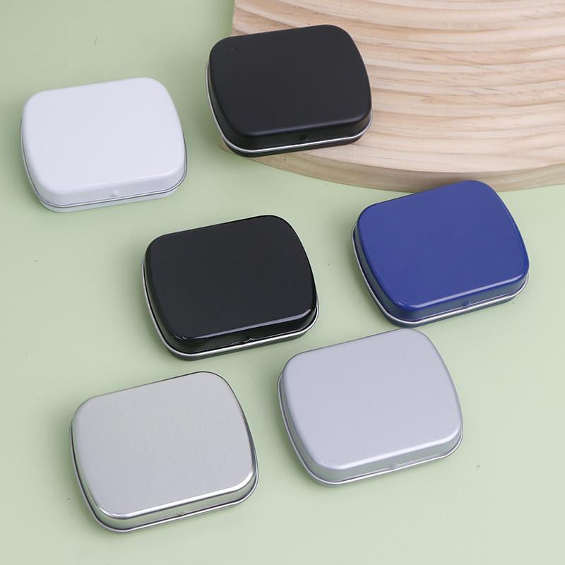 Portable Empty Watercolor Tin Box 24 Grids Mini Watercolor Paint Palette Travel Painting Paint Tray Art Supplies