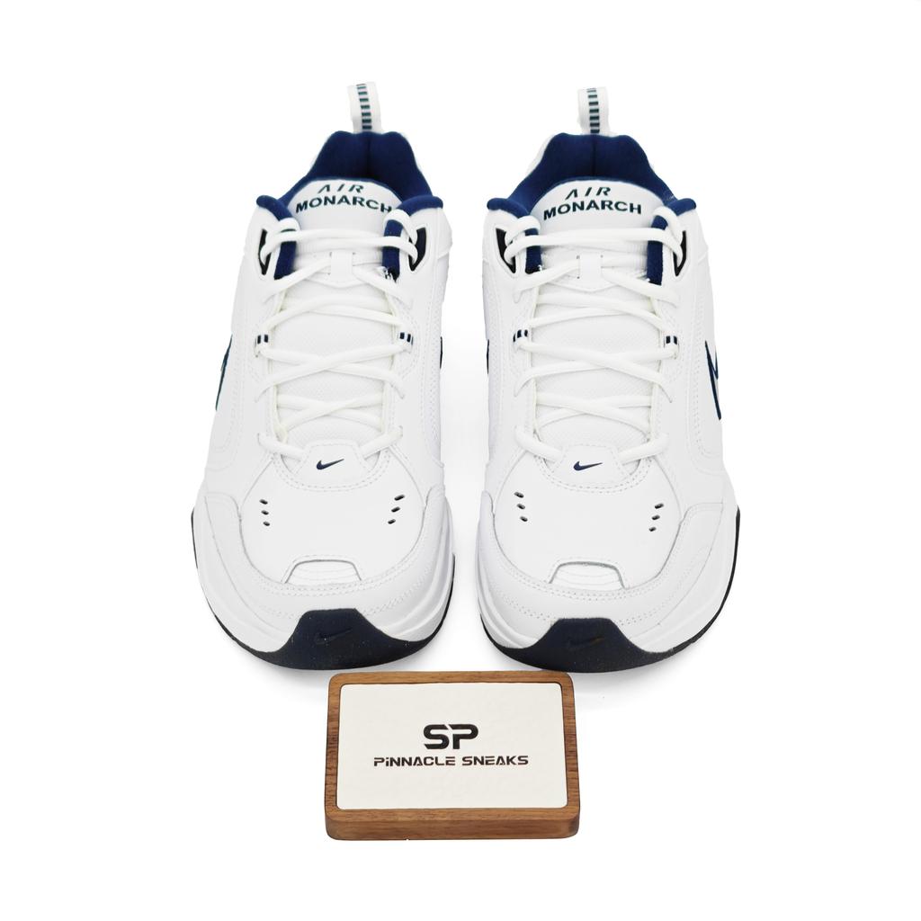 Nike Air Monarch IV White Navy Men Sneakers 415445-102