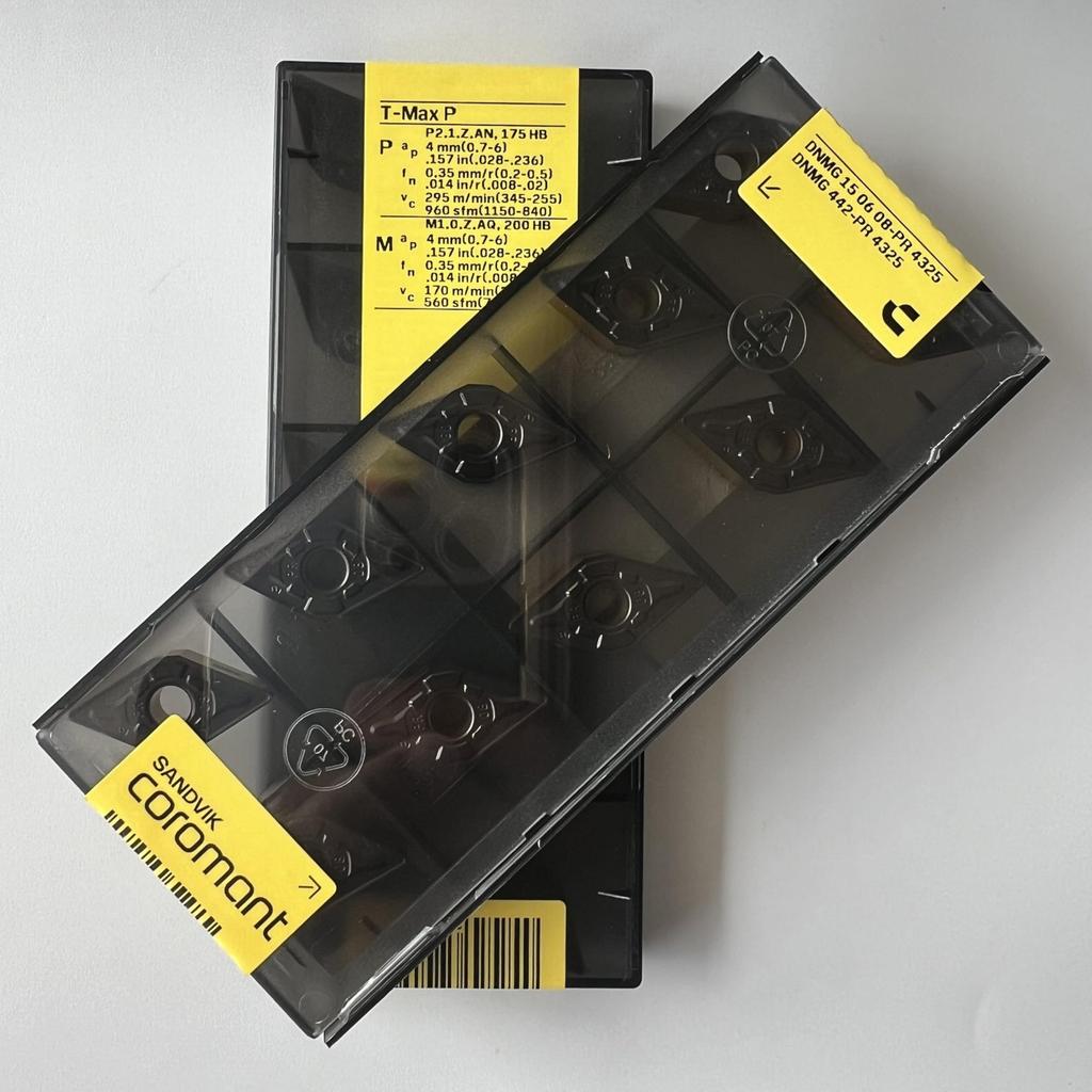 SANDVIK / DNMG150608-PR 4325 / Original Swedish hard alloy blade 10 Pcs