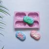 4 Cavities Oval Olive Tree Silicone Soap Mold DIY Soap Making Kits Handmade Cake Candle Mold Gifts Craft Supplies Home Decor