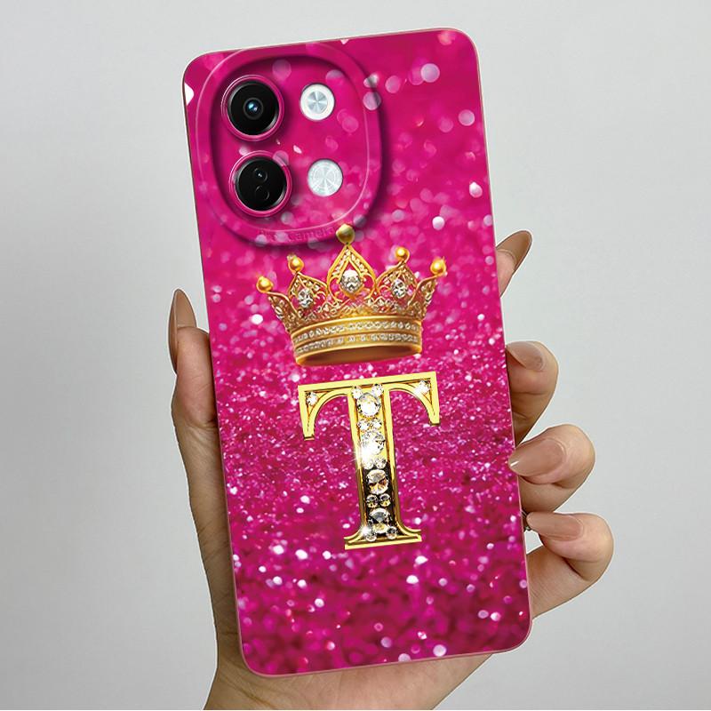 For Tecno Spark 30 5G Case KL8 Phone Cover Crown Letter Soft Silicone Funda for Techno Spark 30 5G Back Shell Spark30 5G Bumper