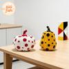 Colorful Polka Dot Pumpkin Sculpture Multiple Styles Pumpkin Handicraft Desktop Resin Ornaments Modern Home Decor Accessories