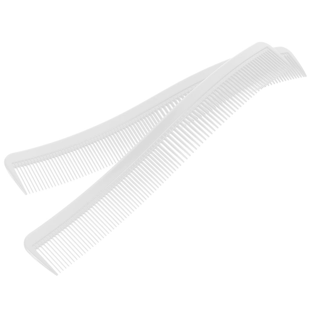 2Pcs S-Shaped Hairdressing Comb Professional Salon Hair Styling Comb Tight Tooth Design for Barbershop Travel Portable
