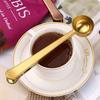 1pcs 2-in-1 Coffee Spoon With Sealing Clip Long Handle Spoon Multi-functional Measuring Spoon  Home