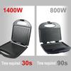 1400W 220V Electric Large Sandwich Maker Machine Grill Plate Kitchen Breakfast Maker Non-stick Coating Plate For Gift