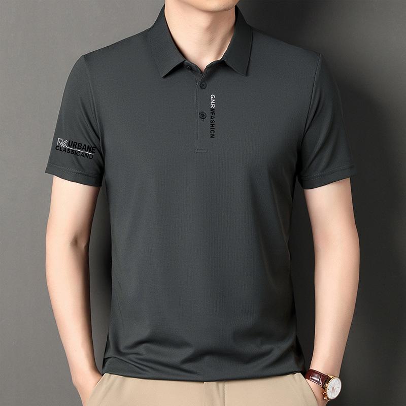 Men's Polo Shirt Lapel Short Sleeve Leisure Collar T-shirt Men's Summer Clothes Men's Wear.
