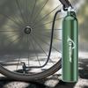 Ctrepower 1.3L Inflator Tyre Air bottle Tire Booster With Valve Gas Cylinder Clear Pressure Gauge For Bike Vacuum Tubeless Tire