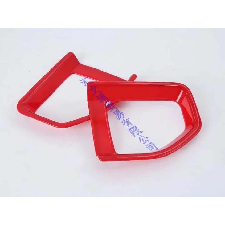 For Jeep Wrangler JL 2018-   ABS Chrome Rear Fog Light Red Lamp Cover Trim Molding Bezel Garnish Sticker