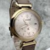 Used Operating CITIZEN xC Citizen Cross Sea Radio Solar Titanium Pink Beige Roman Watch Eco-Drive Watch