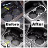 Central Front Water Cup Holder Panel Accessories Cover Trim For Mercedes Benz C CLASS W205 C200 C260 GLC X253 E CLASS W213 E300