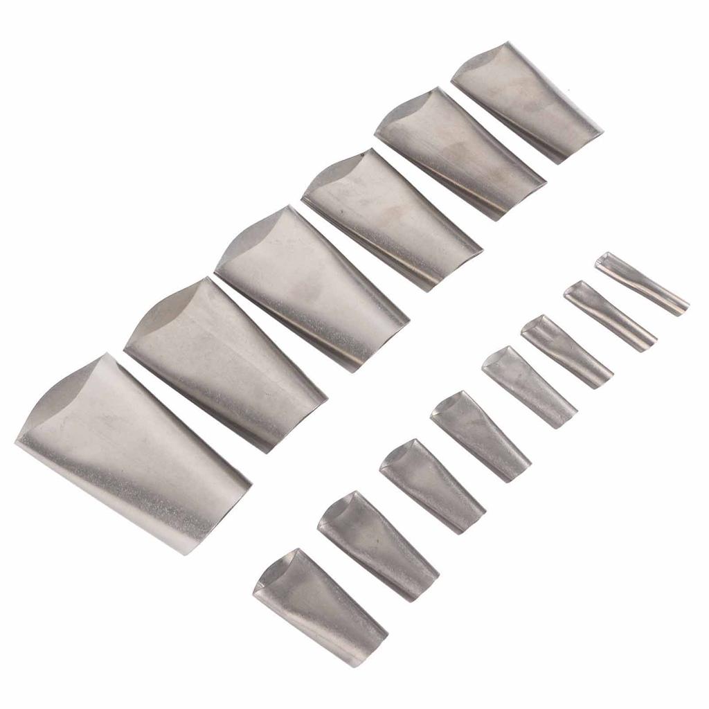 20 st rostfritt stål fogningsverktyg Rostskyddad Assorterade storlekar Fogmunstycke Set för kök