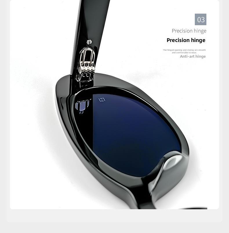 BANDEON.S Unisex Sonnenbrille mit ovalem Rahmen - Hochwertiger UV-Schutz, Promi-Stil